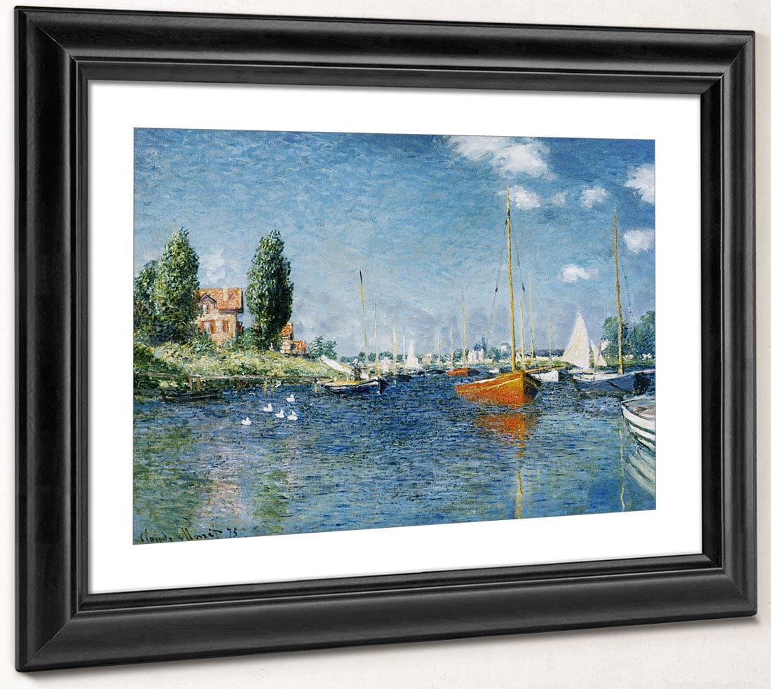 Red Boats, Argenteuil By Claude Monet - Image 2