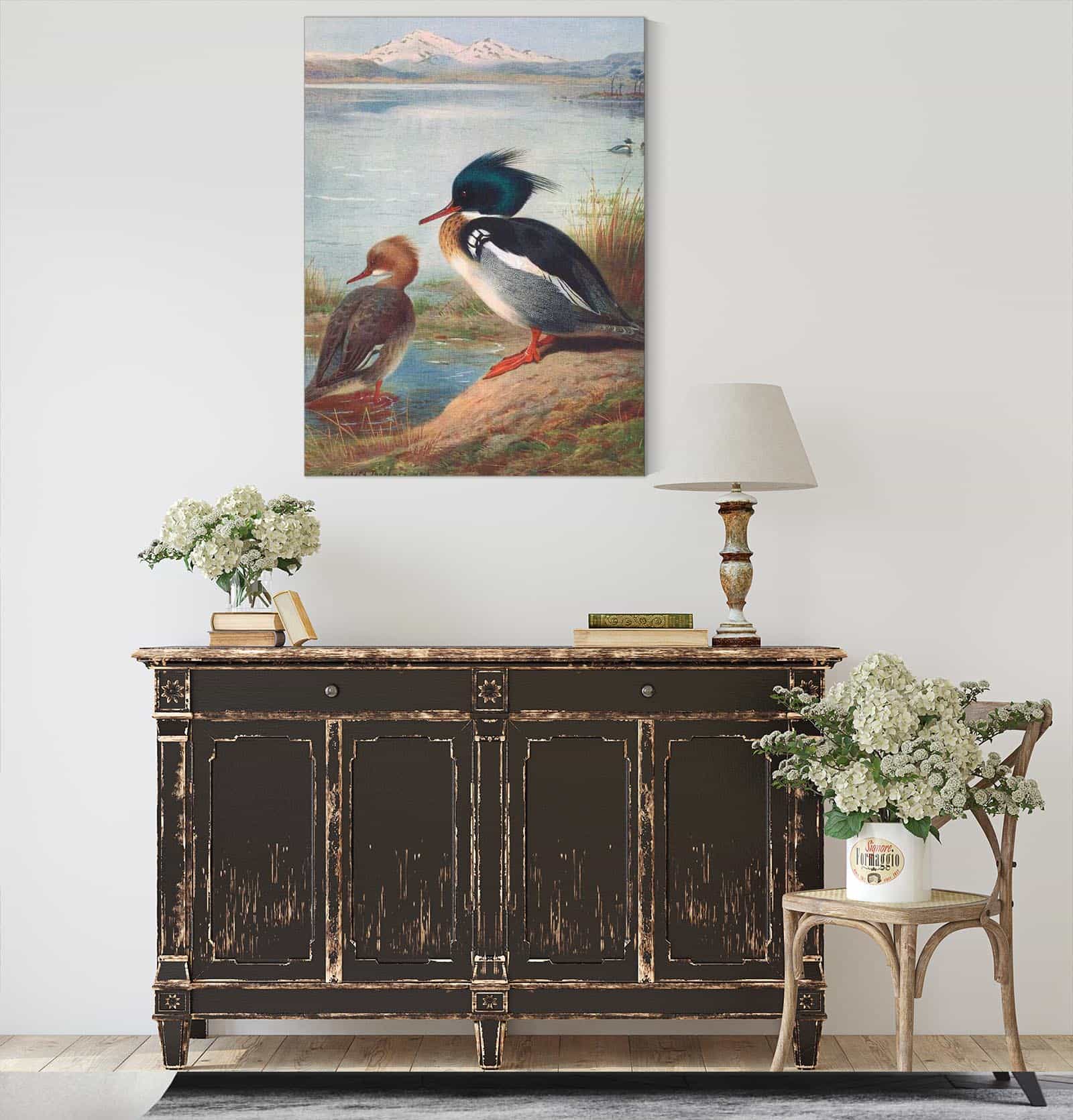 Red Breasted Merganser by Archibald Thorburn - Image 4