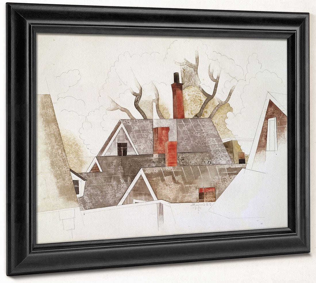 Red Chimneys By Charles Demuth - Image 8