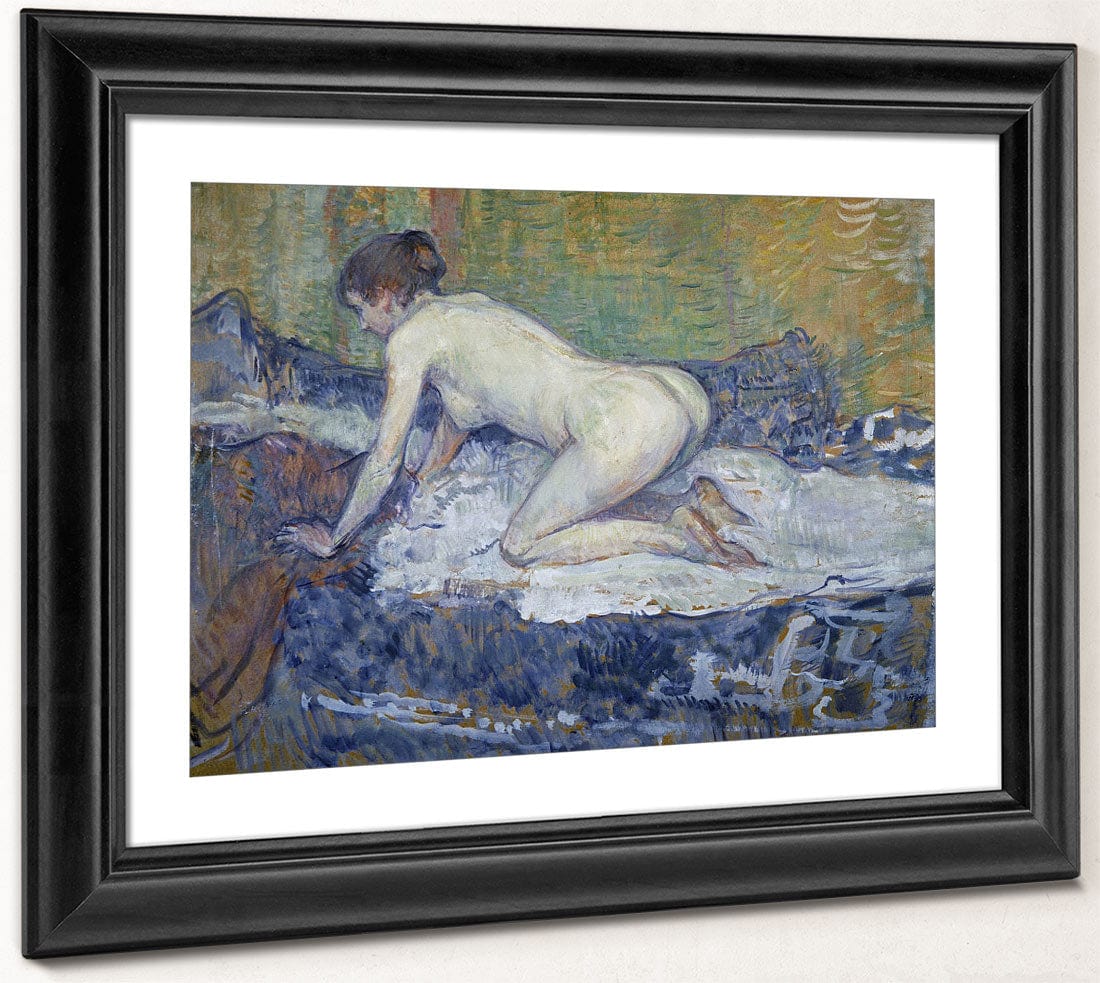 Red Headed Nude Crouching By Henri Marie Raymond De Toulouse Lautrec Monfa - Image 4