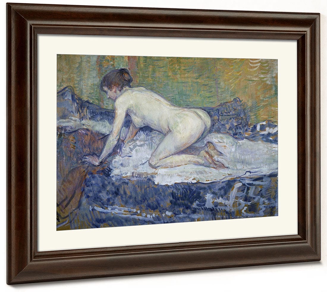 Red Headed Nude Crouching By Henri Marie Raymond De Toulouse Lautrec Monfa - Image 5
