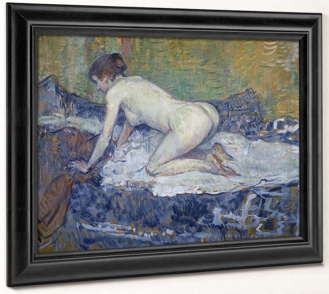 Red Headed Nude Crouching By Henri Marie Raymond De Toulouse Lautrec Monfa - Image 8