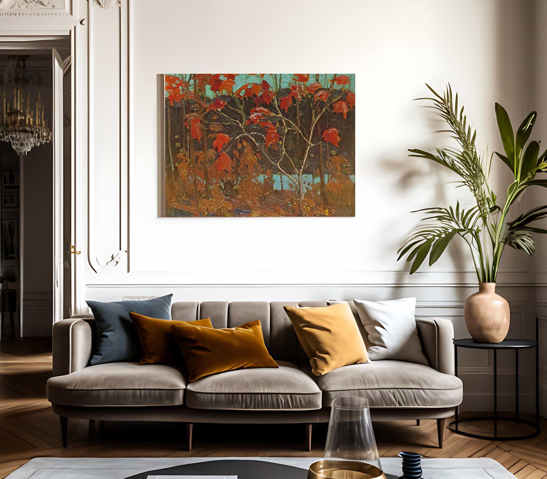 Red Leaves By Tom Thomson - Image 3