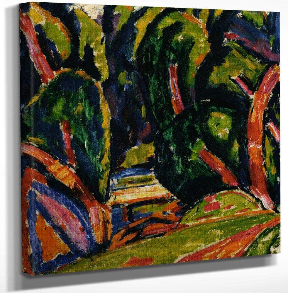 Red Tree By Marsden Hartley