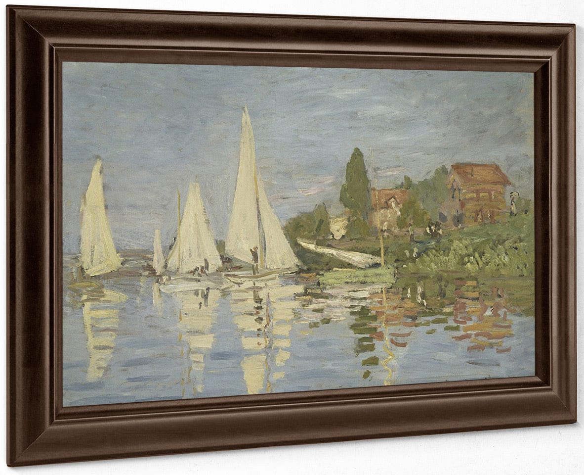 Regatta At Argenteuil By Claude Monet - Image 4