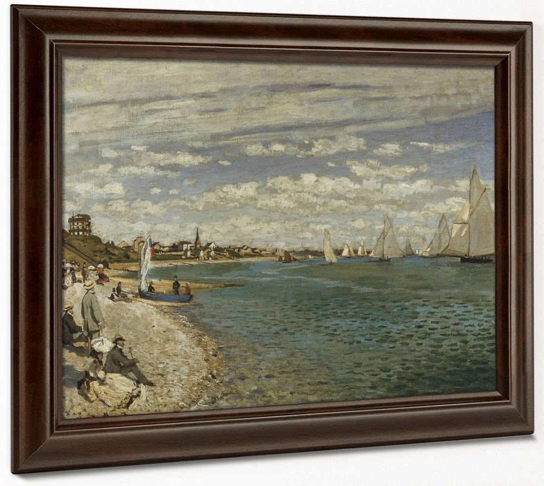 Regatta At Sainte Adresse By Claude Monet - Image 6