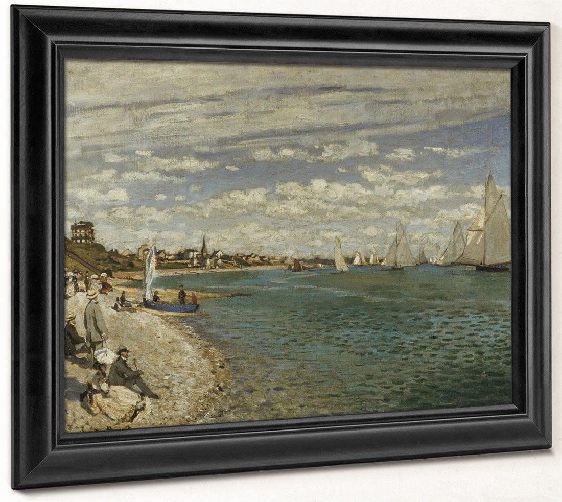 Regatta At Sainte Adresse By Claude Monet - Image 8