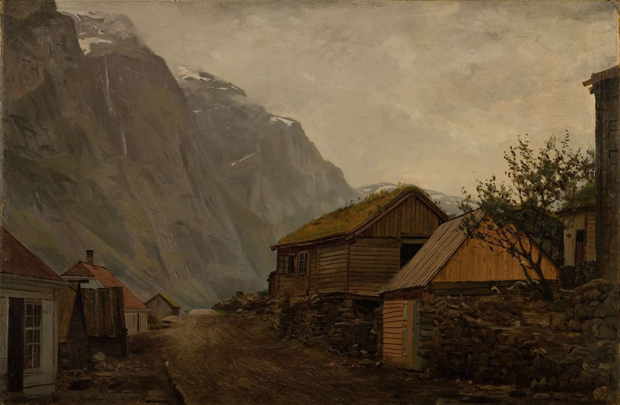 Regnstemning Gudvangen by Amaldus Nielsen - Image 2