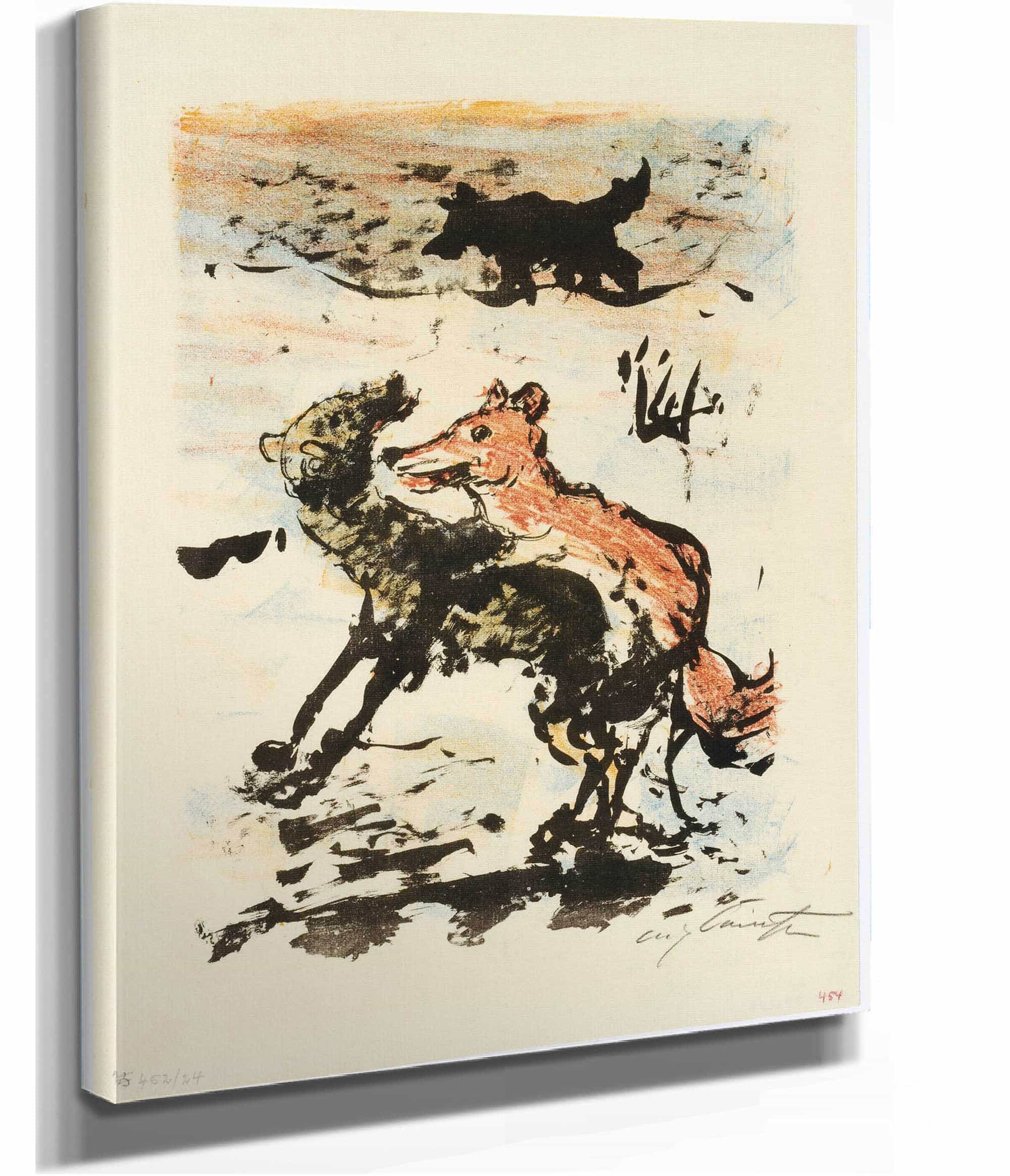 Reinecke Besteigt Giremund Isegrims Frau by Lovis Corinth - Image 2