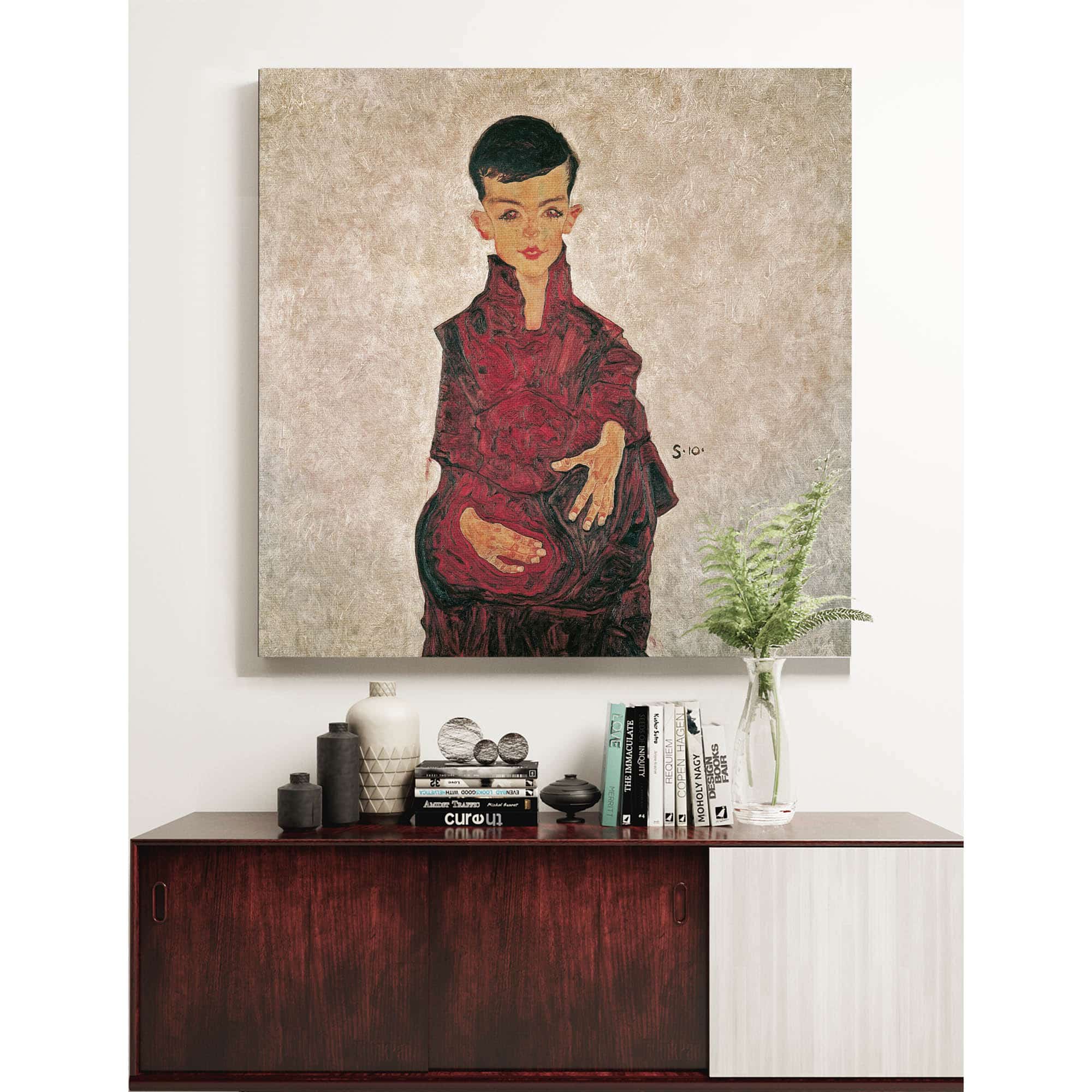 Reinerbub Bildnis Herbert Reiner by Egon Schiele - Image 5