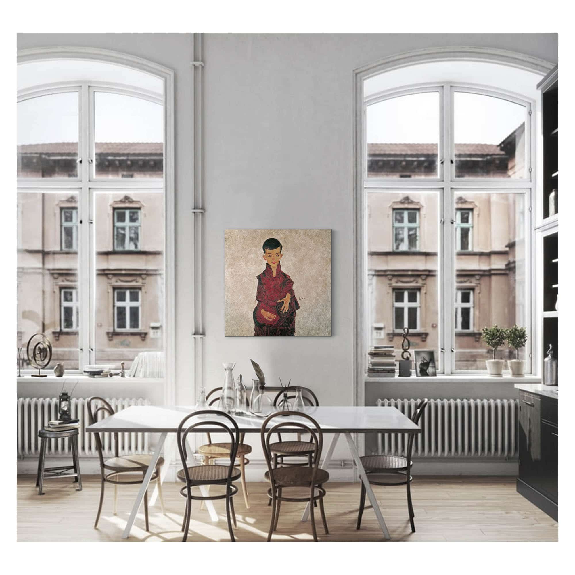Reinerbub Bildnis Herbert Reiner by Egon Schiele - Image 6