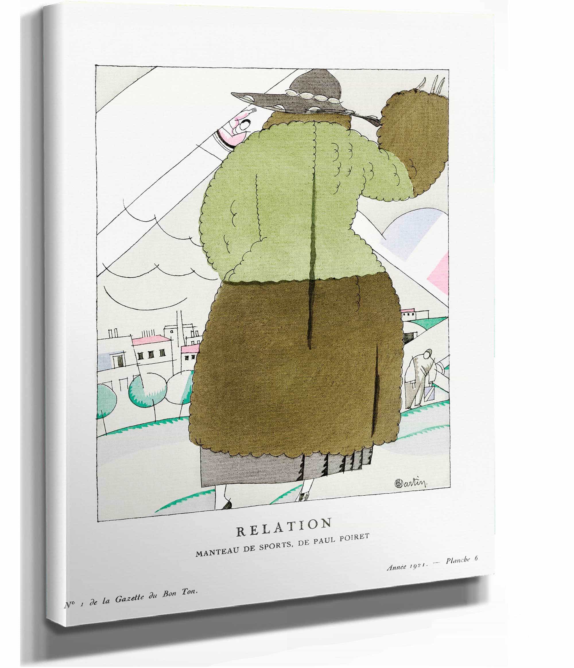 Relation Manteau De Sports De Paul Poiret by Charles Martin - Image 2