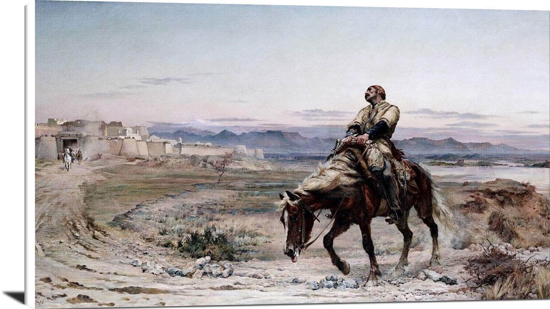Remnants Of An Army Painting Elizabeth Thompson Canvas Art