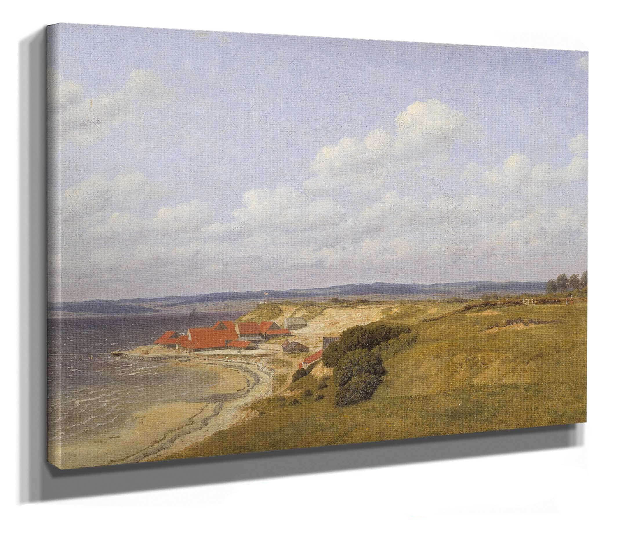 Renbjaerg Tileworks By Flensburg Fiord by Christoffer Wilhelm Eckersberg - Image 2