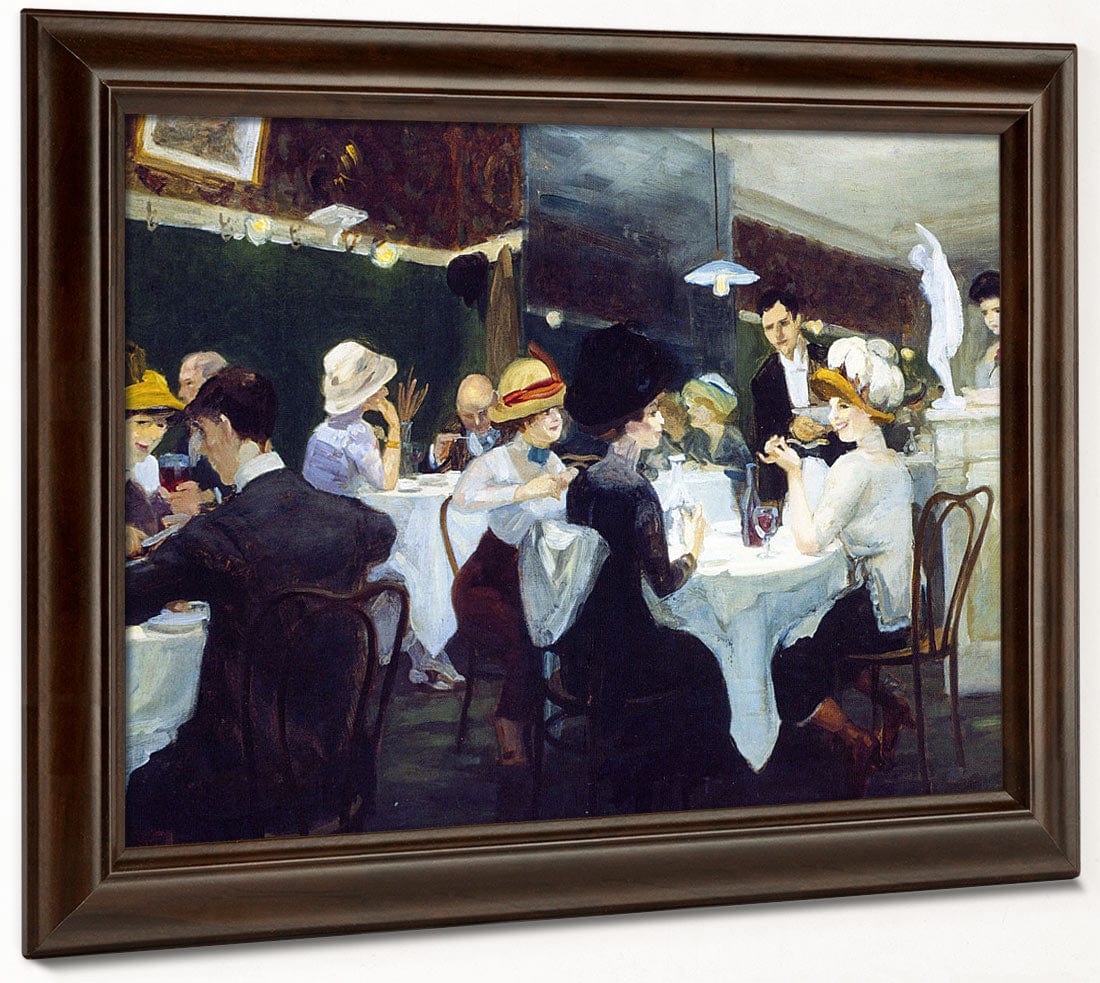 Renganeschi's Saturday Night 1912 By John Sloan - Image 4