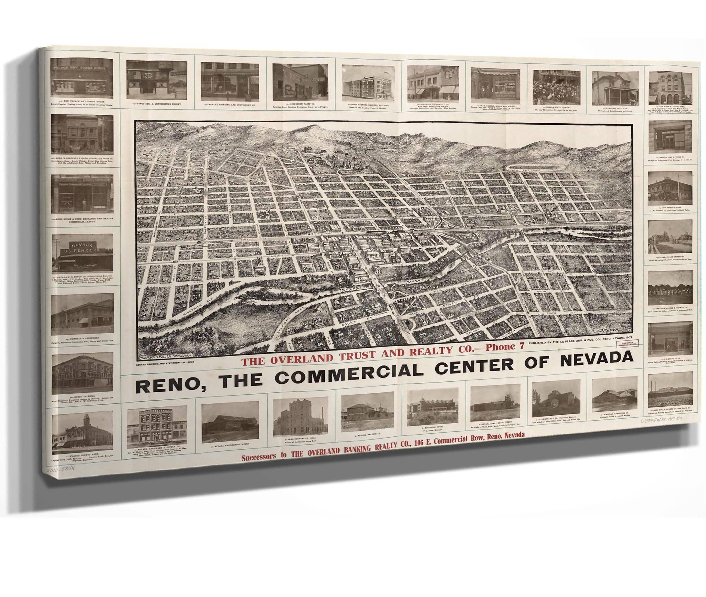 Reno The Commercial Center Of Nevada State Of Nevada
