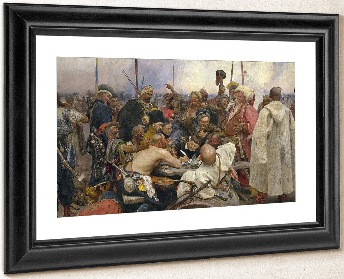 Reply Of The Zaporozhian Cossacks 1891 By Ilya Repin - Image 4