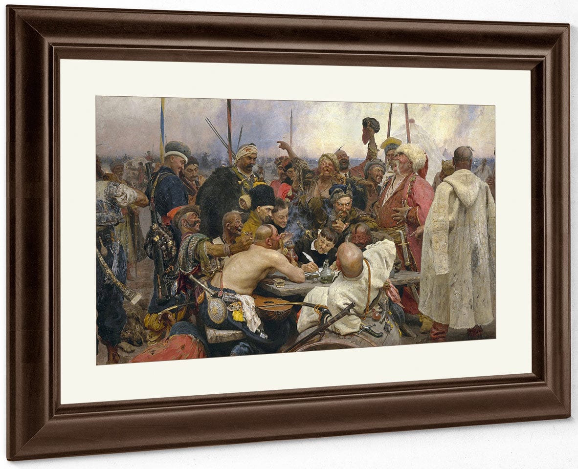 Reply Of The Zaporozhian Cossacks 1891 By Ilya Repin - Image 5