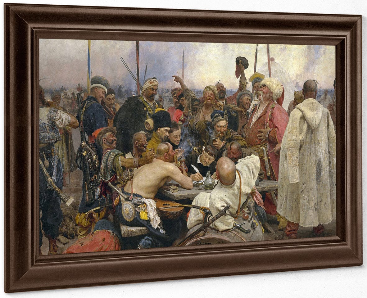 Reply Of The Zaporozhian Cossacks 1891 By Ilya Repin - Image 6