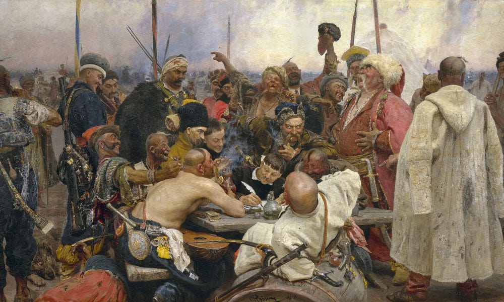 Reply Of The Zaporozhian Cossacks 1891 By Ilya Repin - Image 7