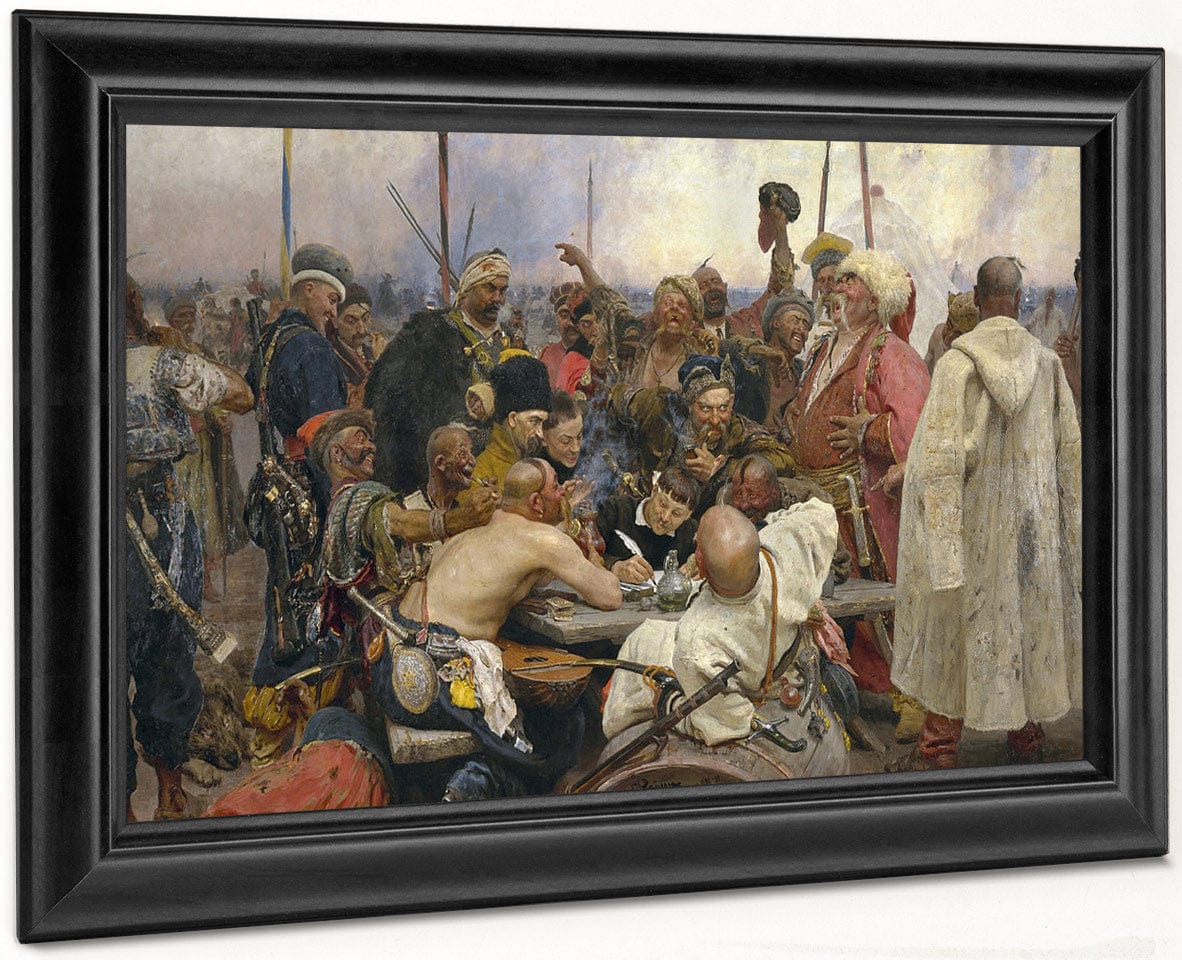Reply Of The Zaporozhian Cossacks 1891 By Ilya Repin - Image 8