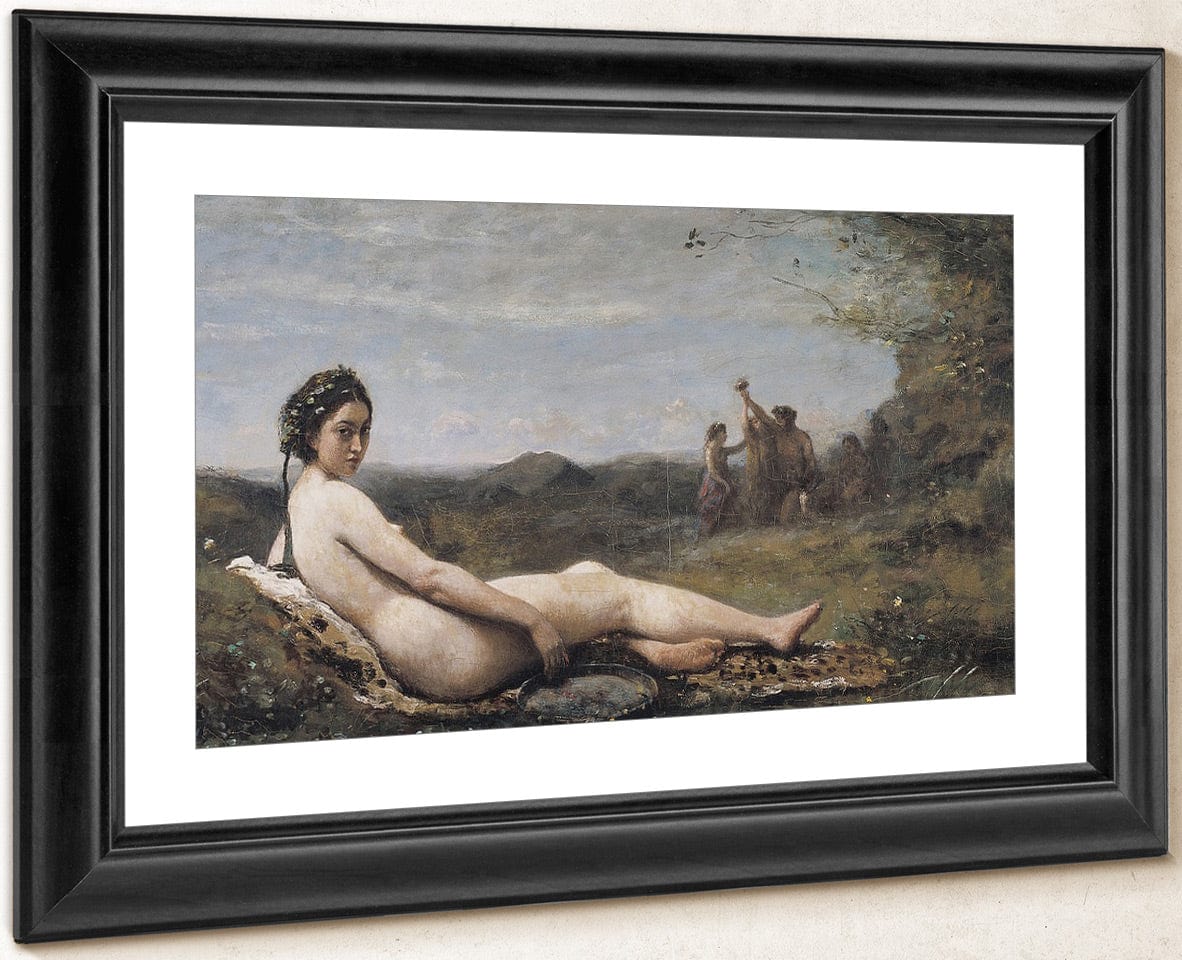 Repose By Jean Baptiste Camille Corot - Image 4