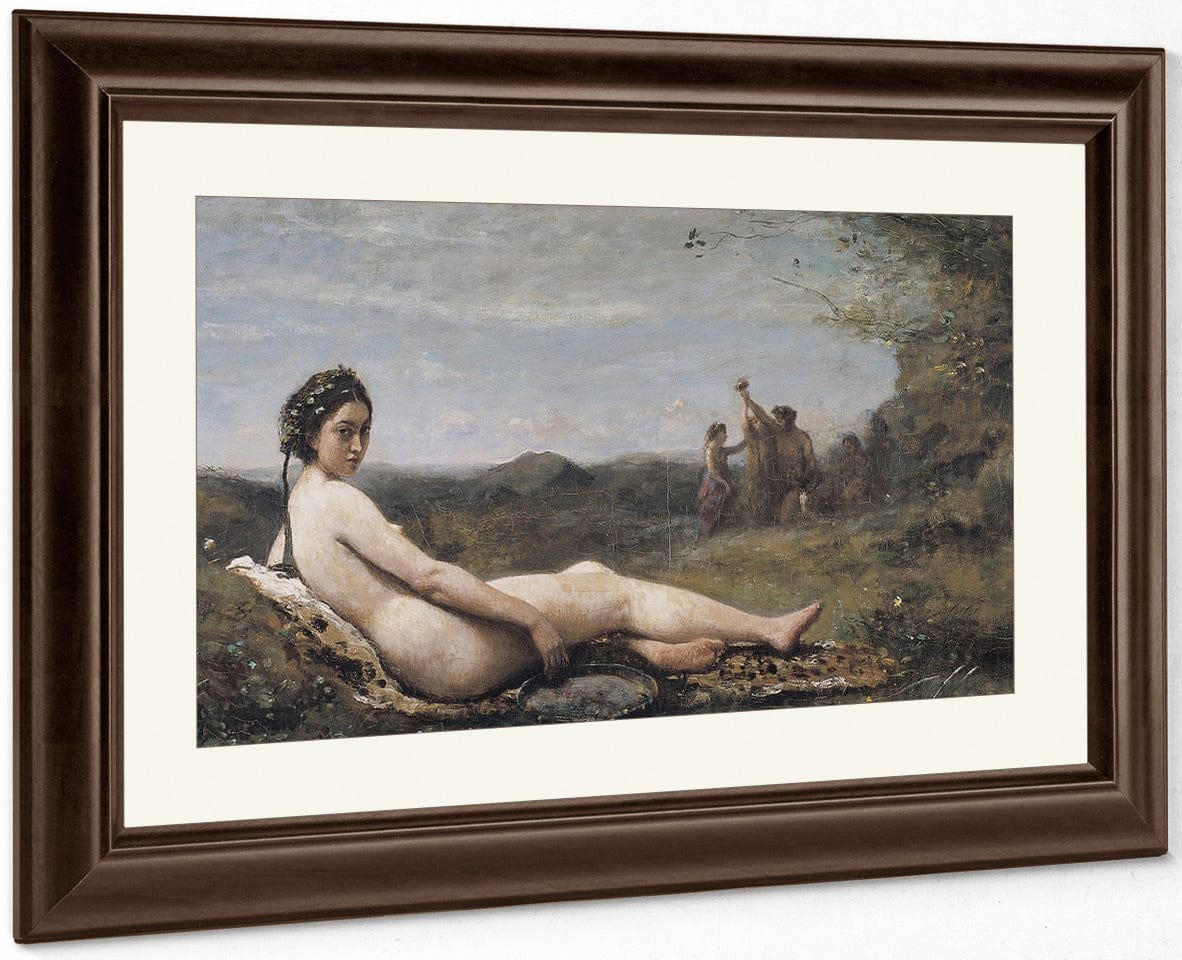 Repose By Jean Baptiste Camille Corot - Image 5