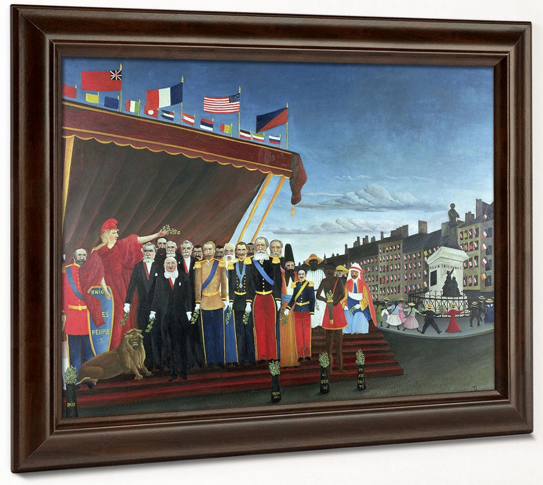 Representatives Of The Forces Greeting The Republic As A Sign Of Peace By Henri Julien Felix Rousseau - Image 6