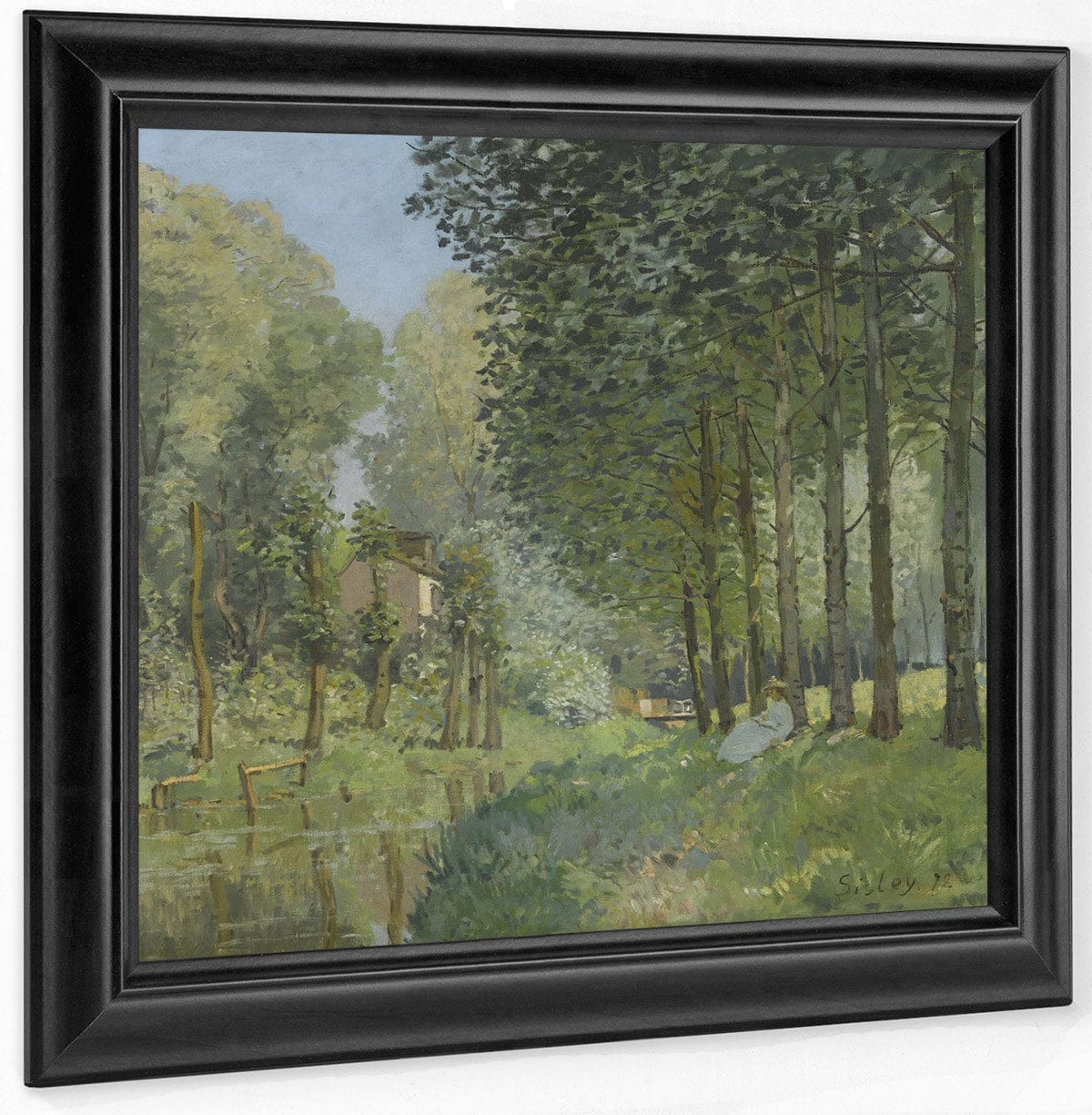 Rest Along The Stream Edge Of The Wood 1878 By Alfred Sisley - Image 6