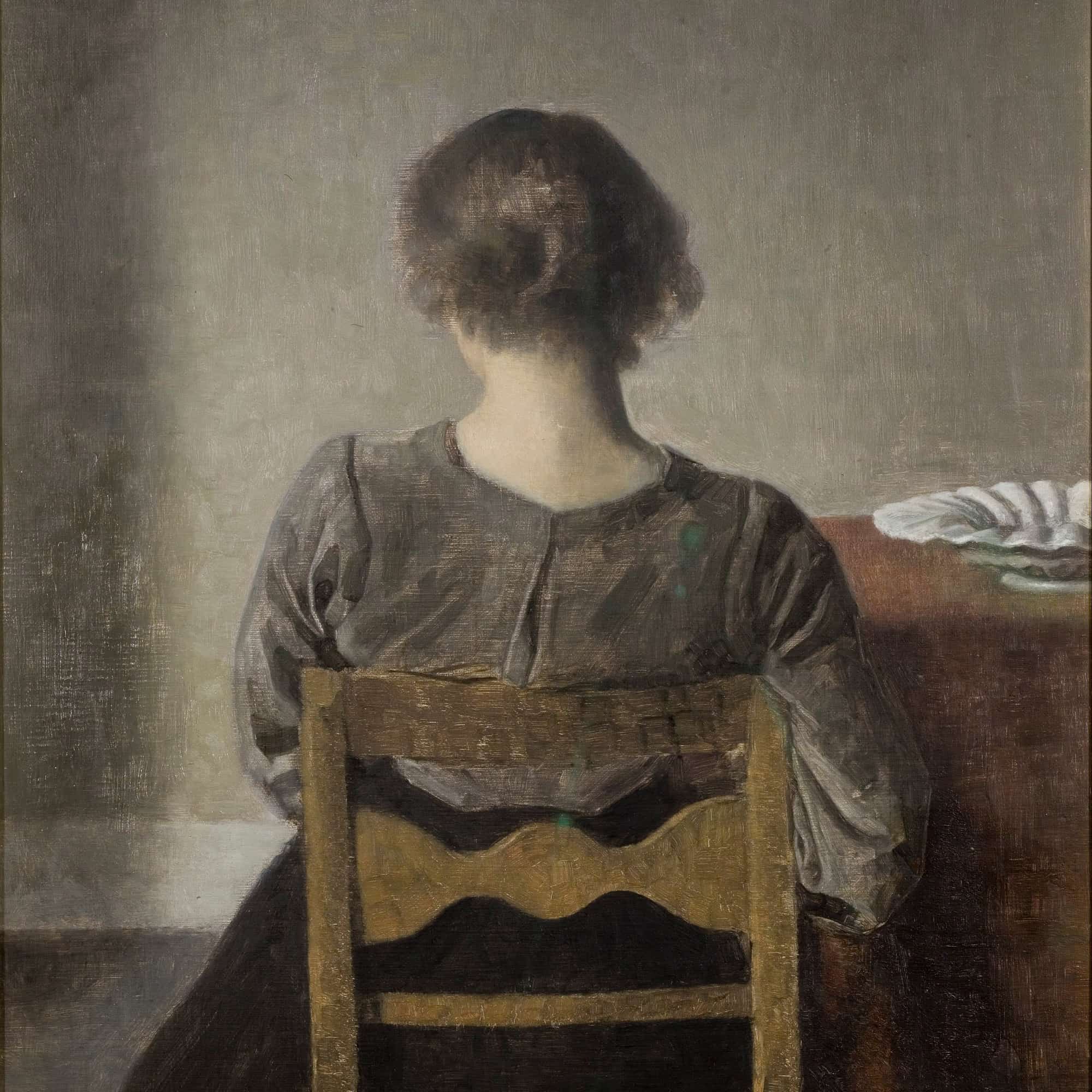 Rest by Vilhelm Hammershoi - Image 4