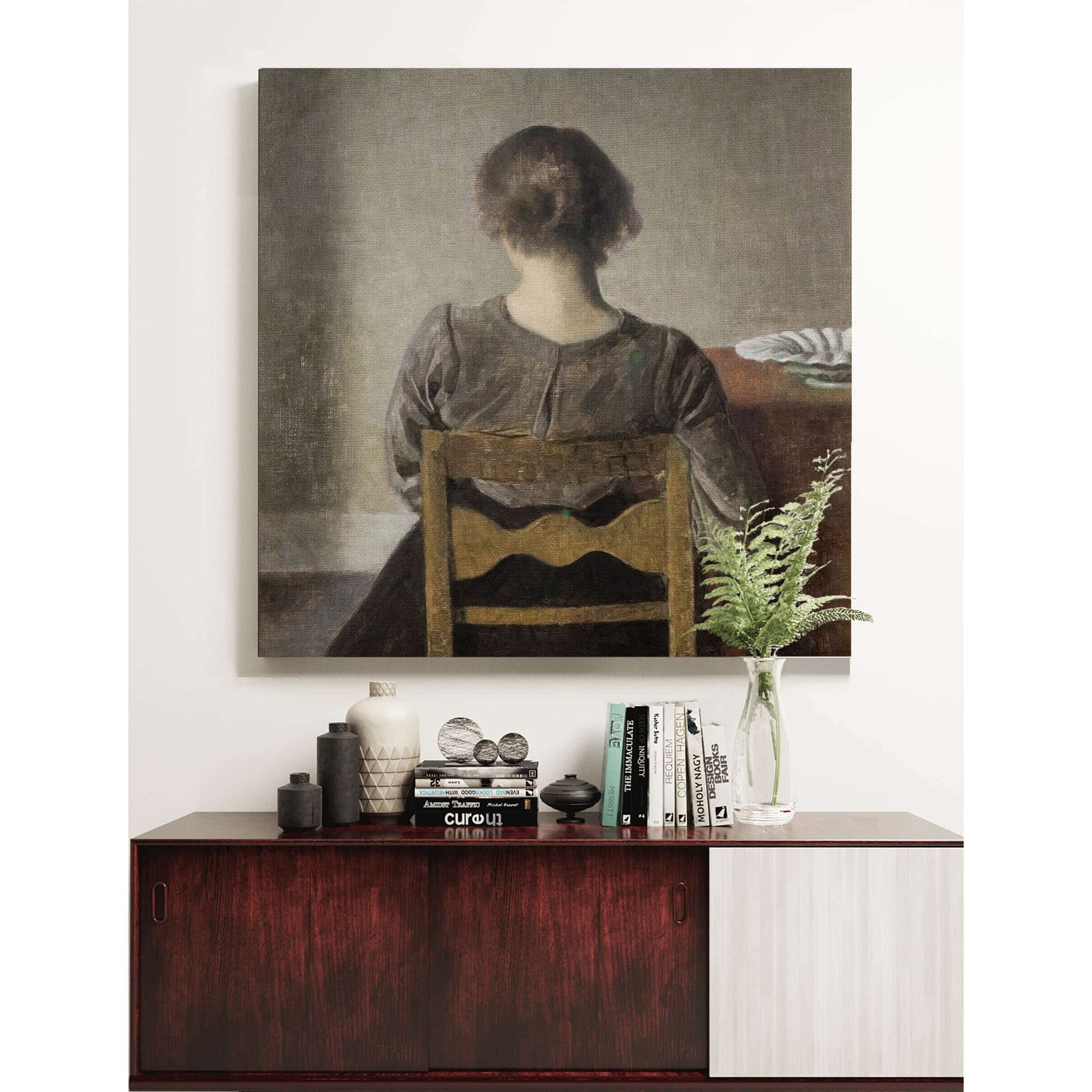 Rest by Vilhelm Hammershoi - Image 5