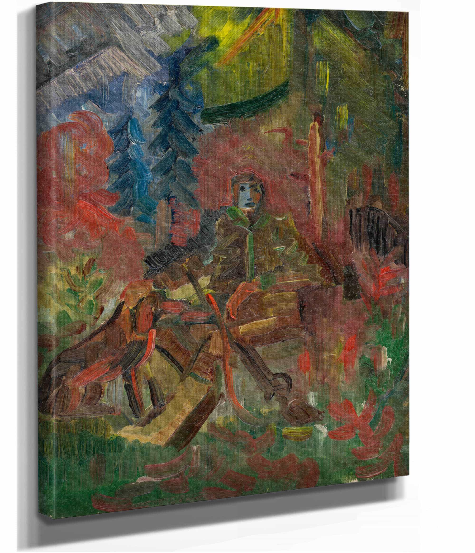 Resting Huntsman by Arnold Peter Weisz Kubincan - Image 2