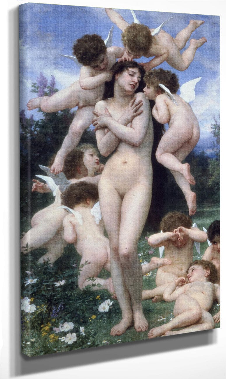 Return Of Spring 1886 Neoclassical 201 3X177 8Cm Joslyn Art Museum By William Adolphe Bouguereau