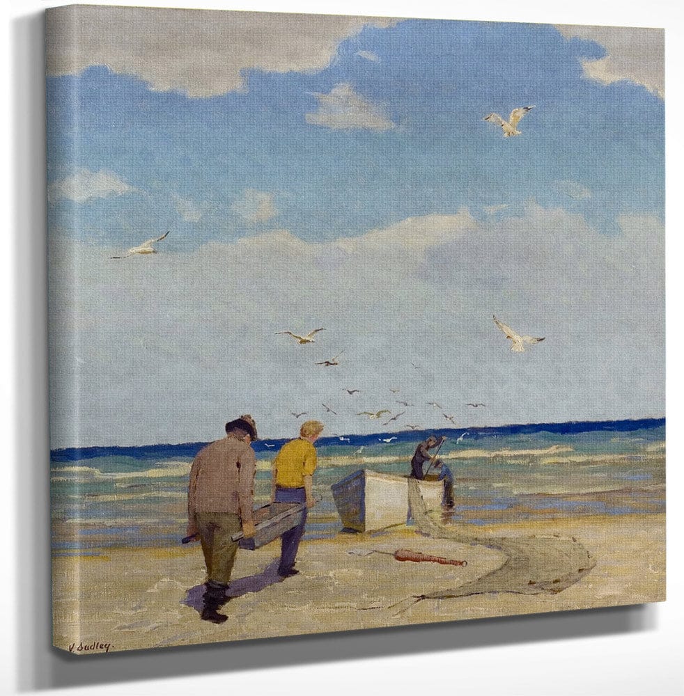 Return Of The Fisherman By Frank V. Dudley