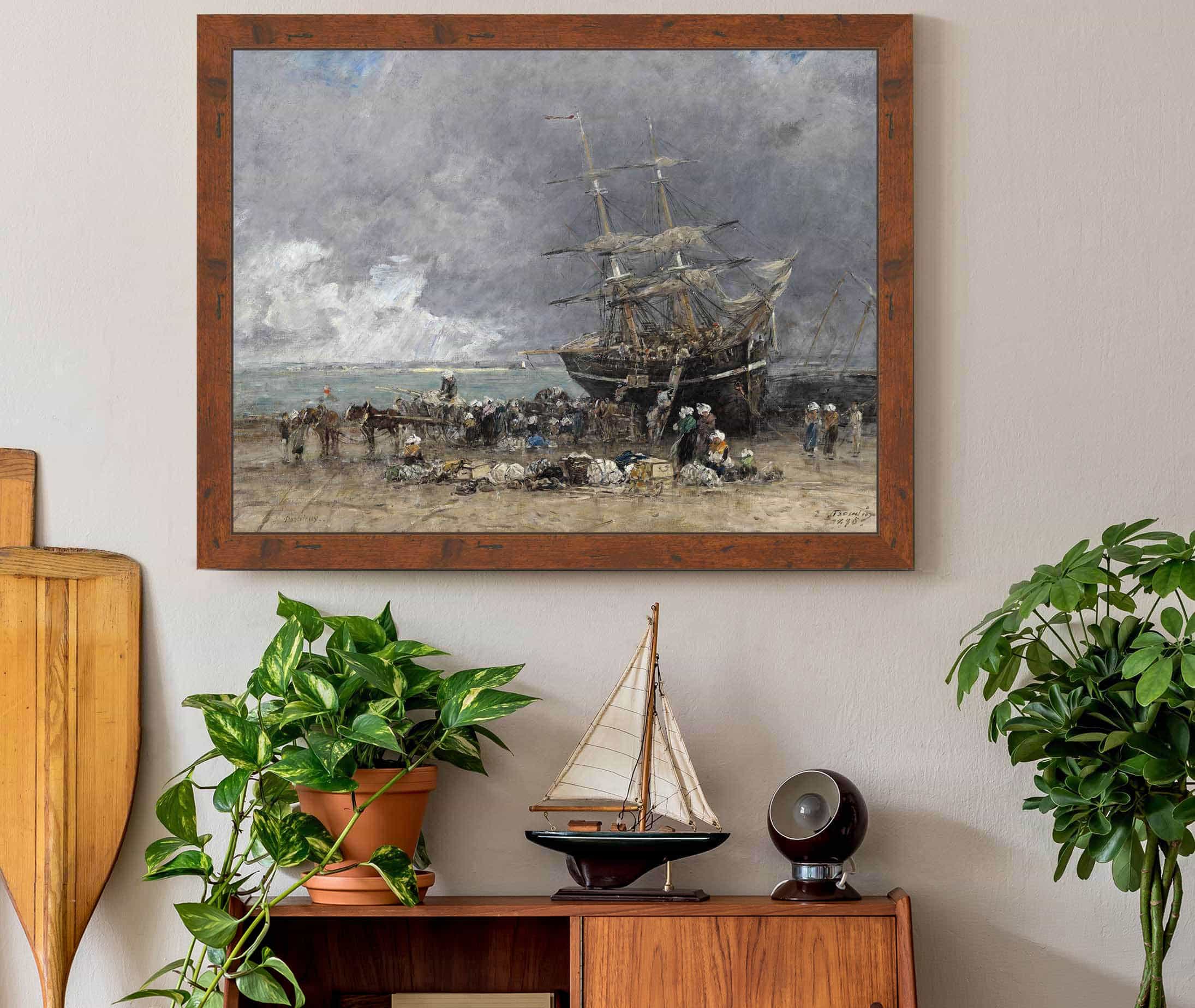 Return Of The Terre Neuvier by Eugene Boudin - Image 3