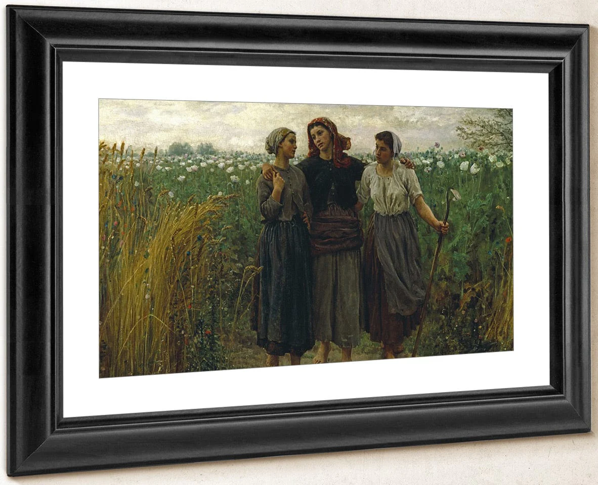 Returning From The Fields By Jules Breton - Image 4