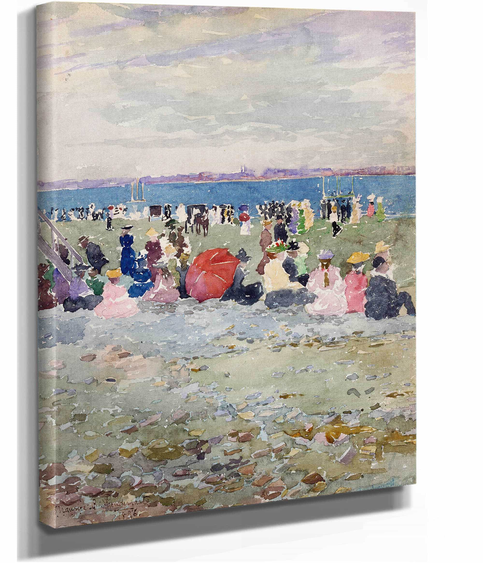 Revere Beach by Maurice Prendergast - Image 2