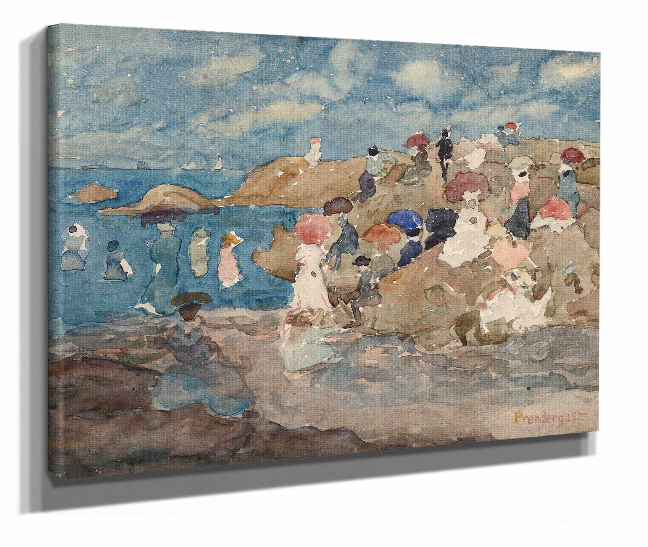 Revere Beach by Maurice Prendergast - Image 6