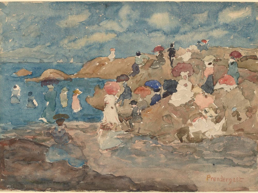 Revere Beach By Maurice Brazil Prendergast - Image 7