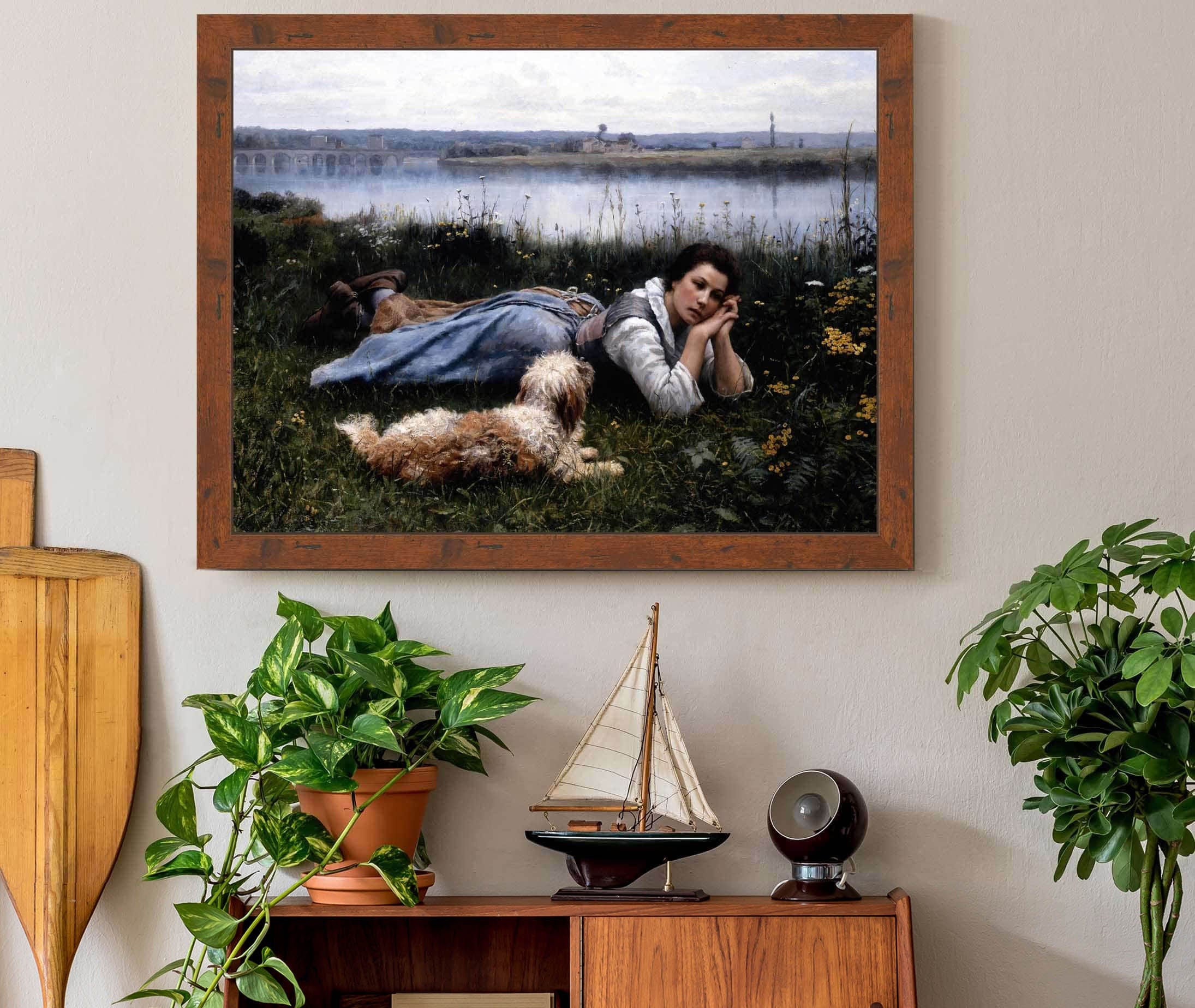 Reverie by Daniel Ridgway Knight - Image 3
