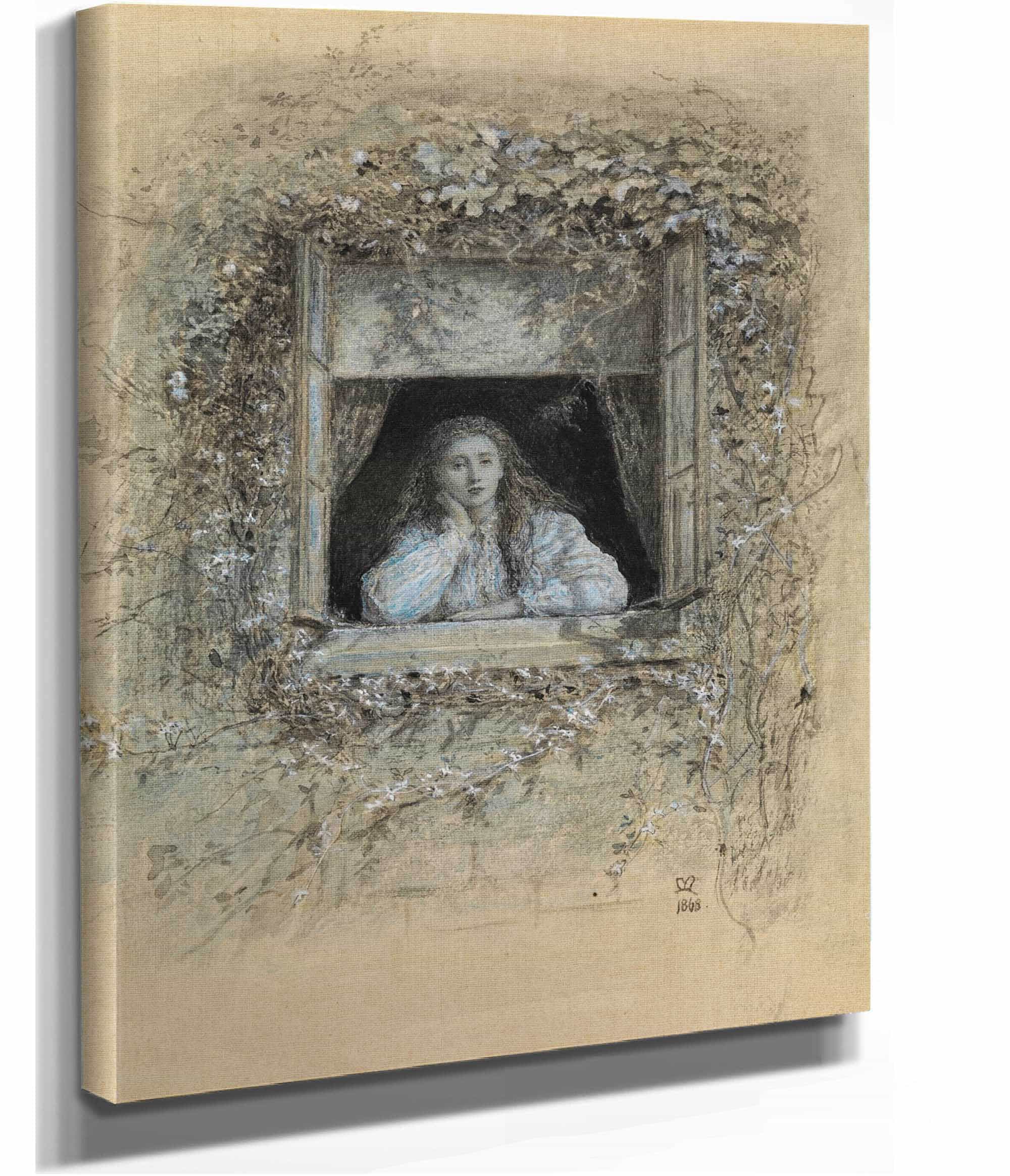 Reverie by Sir John Everett Millais - Image 2