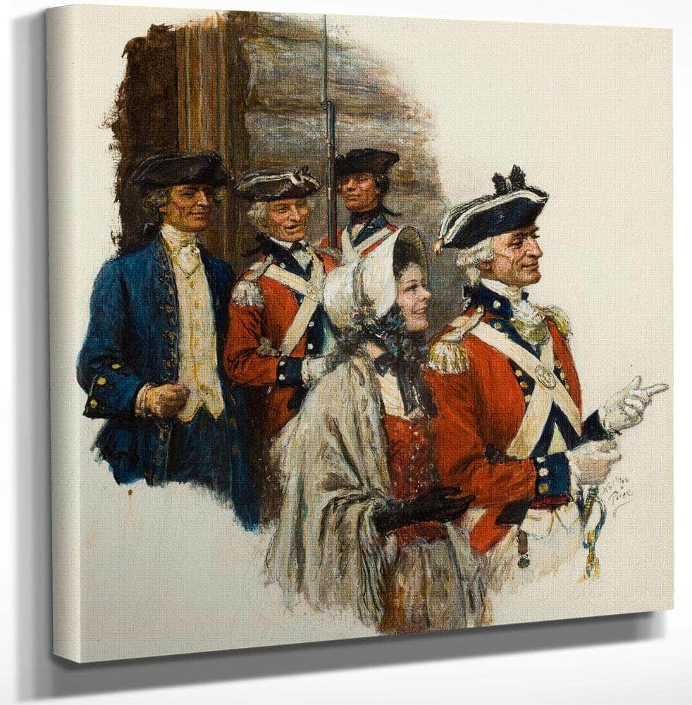 Revolutionary War Scene By Norman Mills Price