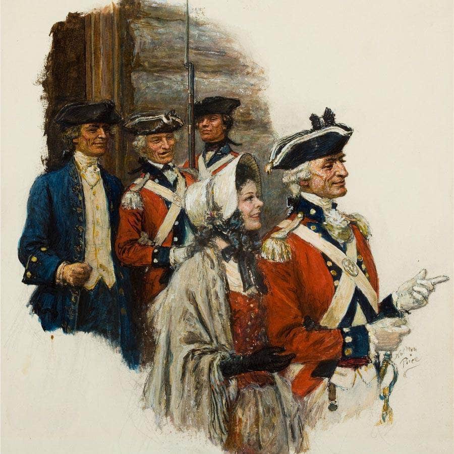 Revolutionary War Scene By Norman Mills Price - Image 5