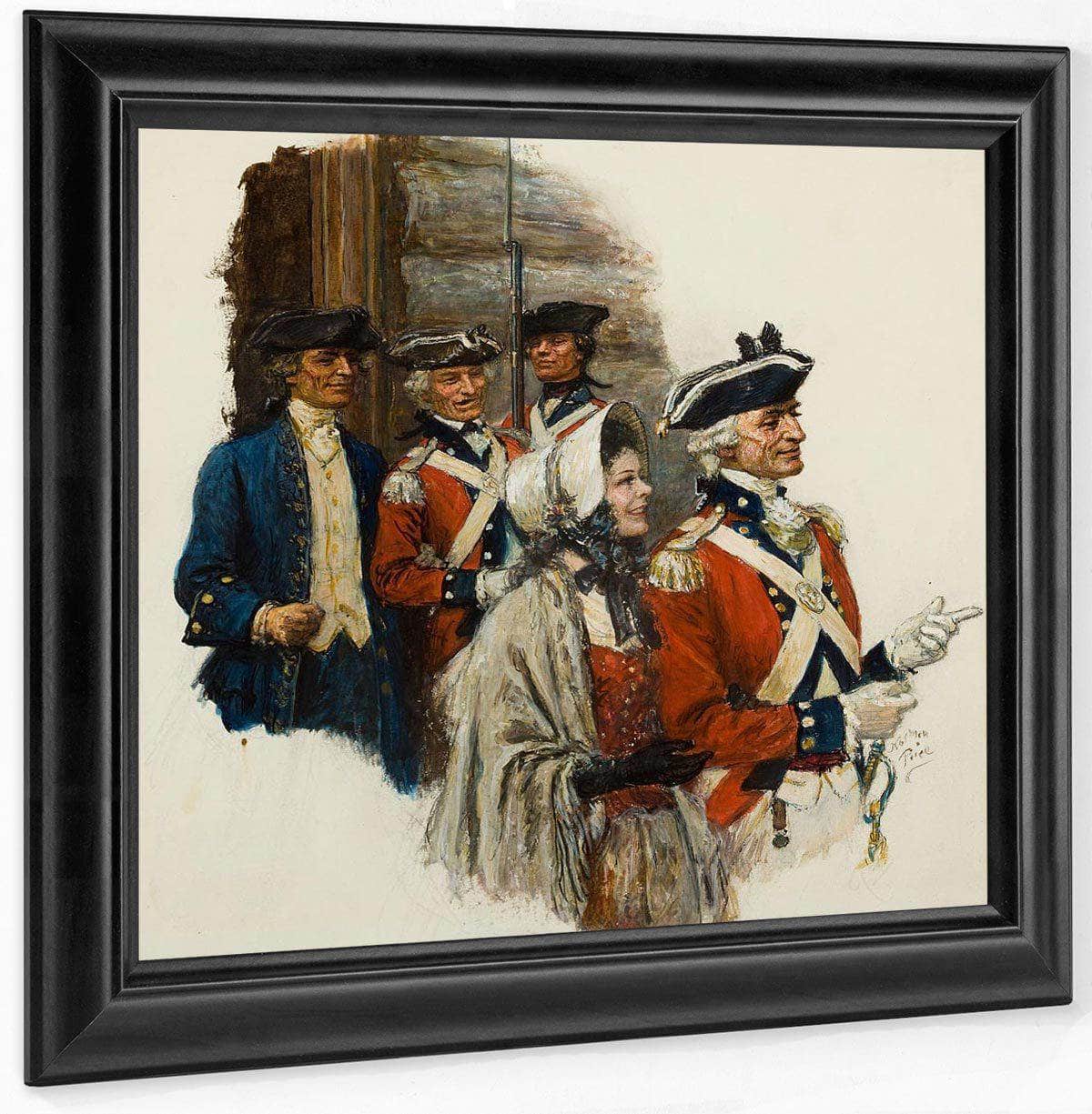 Revolutionary War Scene By Norman Mills Price - Image 6