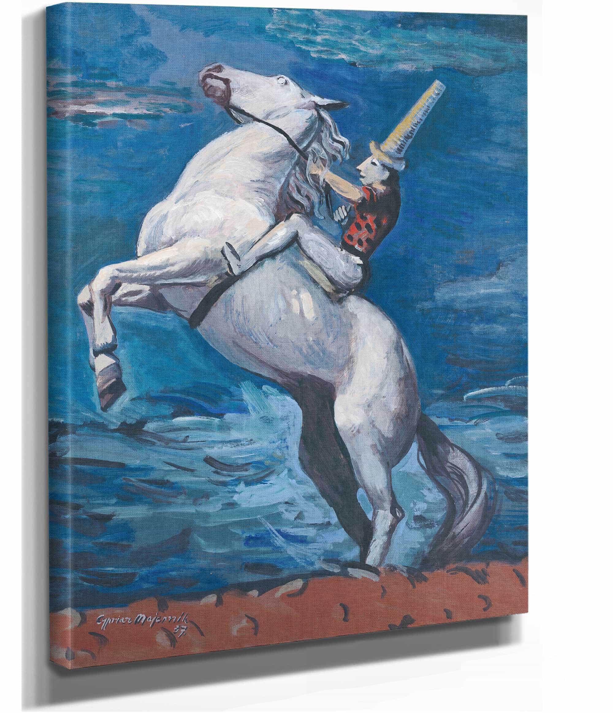 Rider By Seashore by Cyprian Majernik - Image 2
