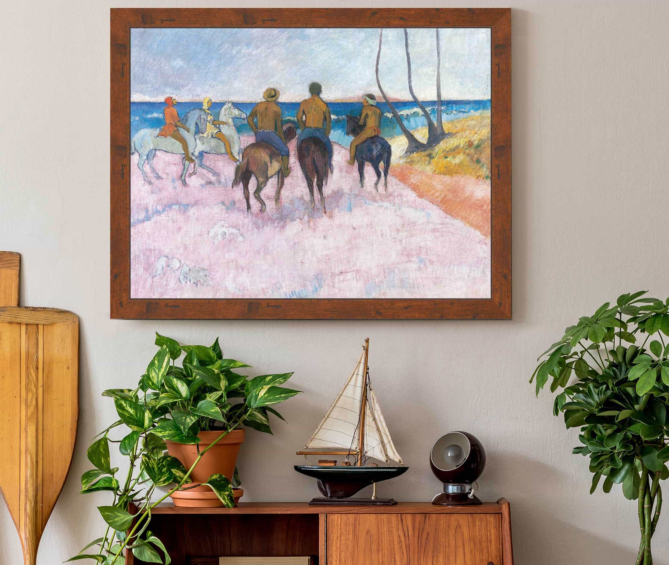 Riders On The Beach I by Paul Gauguin - Image 3