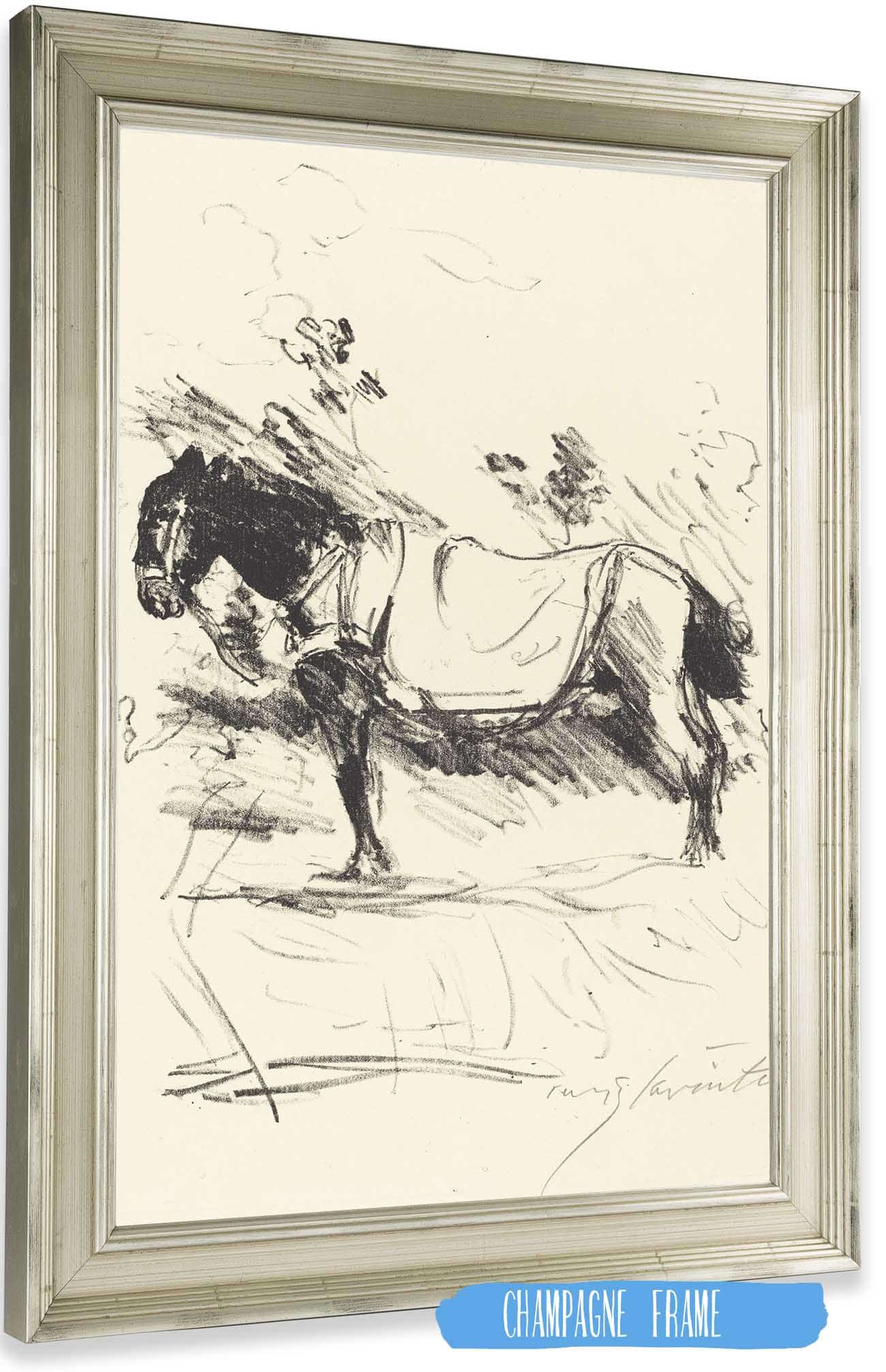 Riding Horse Reitpferd by Lovis Corinth