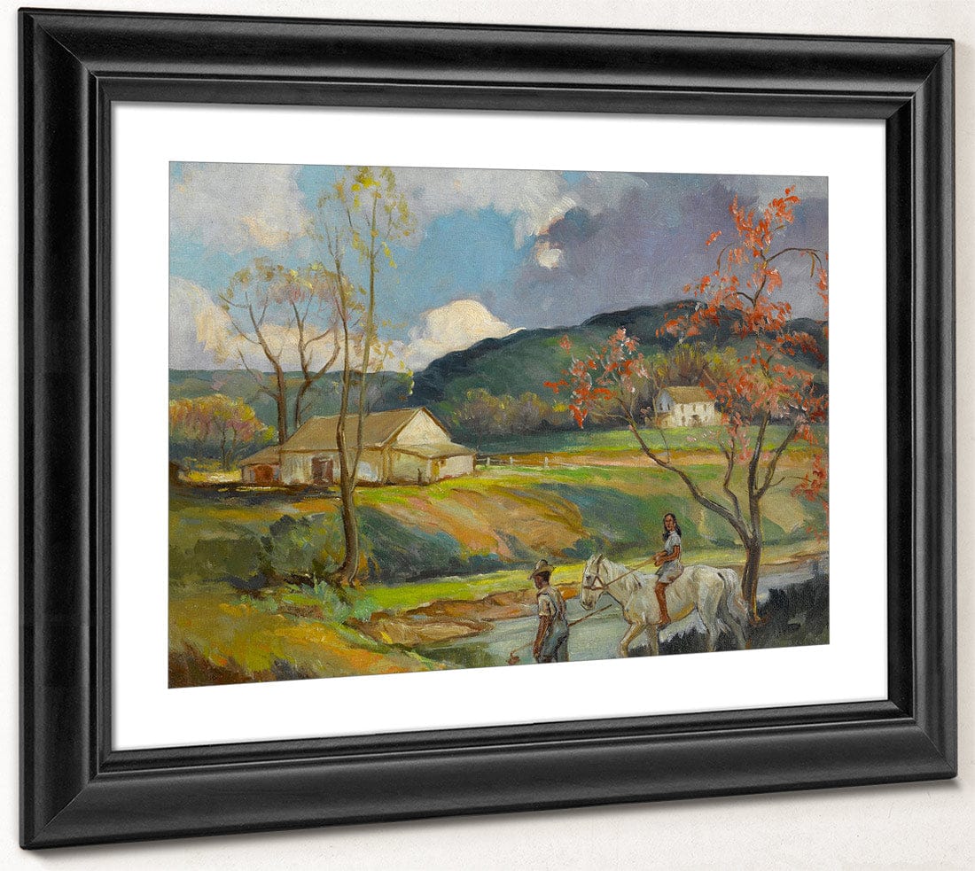 Riding In The Country By Walter Ufer - Image 4