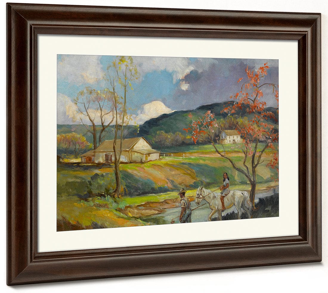 Riding In The Country By Walter Ufer - Image 5