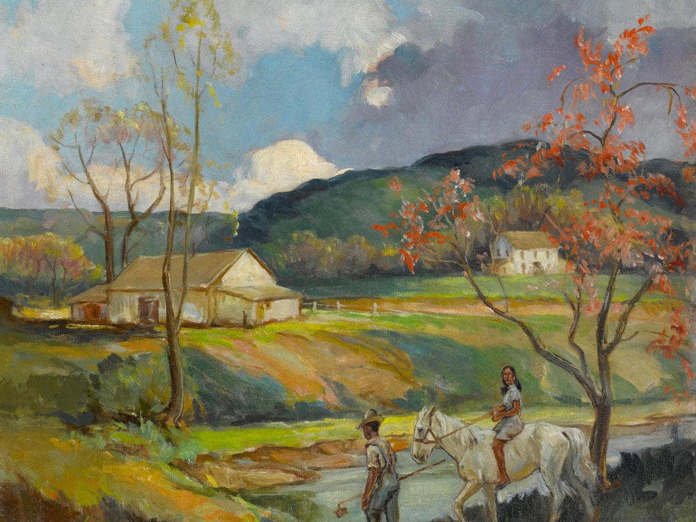 Riding In The Country By Walter Ufer - Image 7